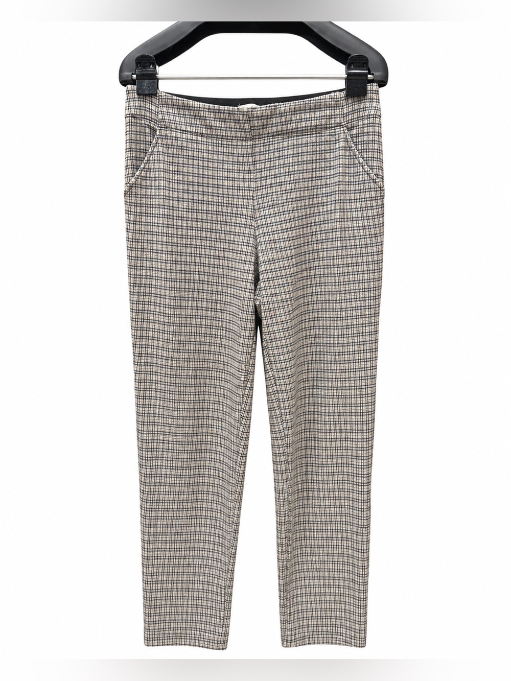 Max Studio Plaid Stretch Ankle trousers – Estimated Size 4